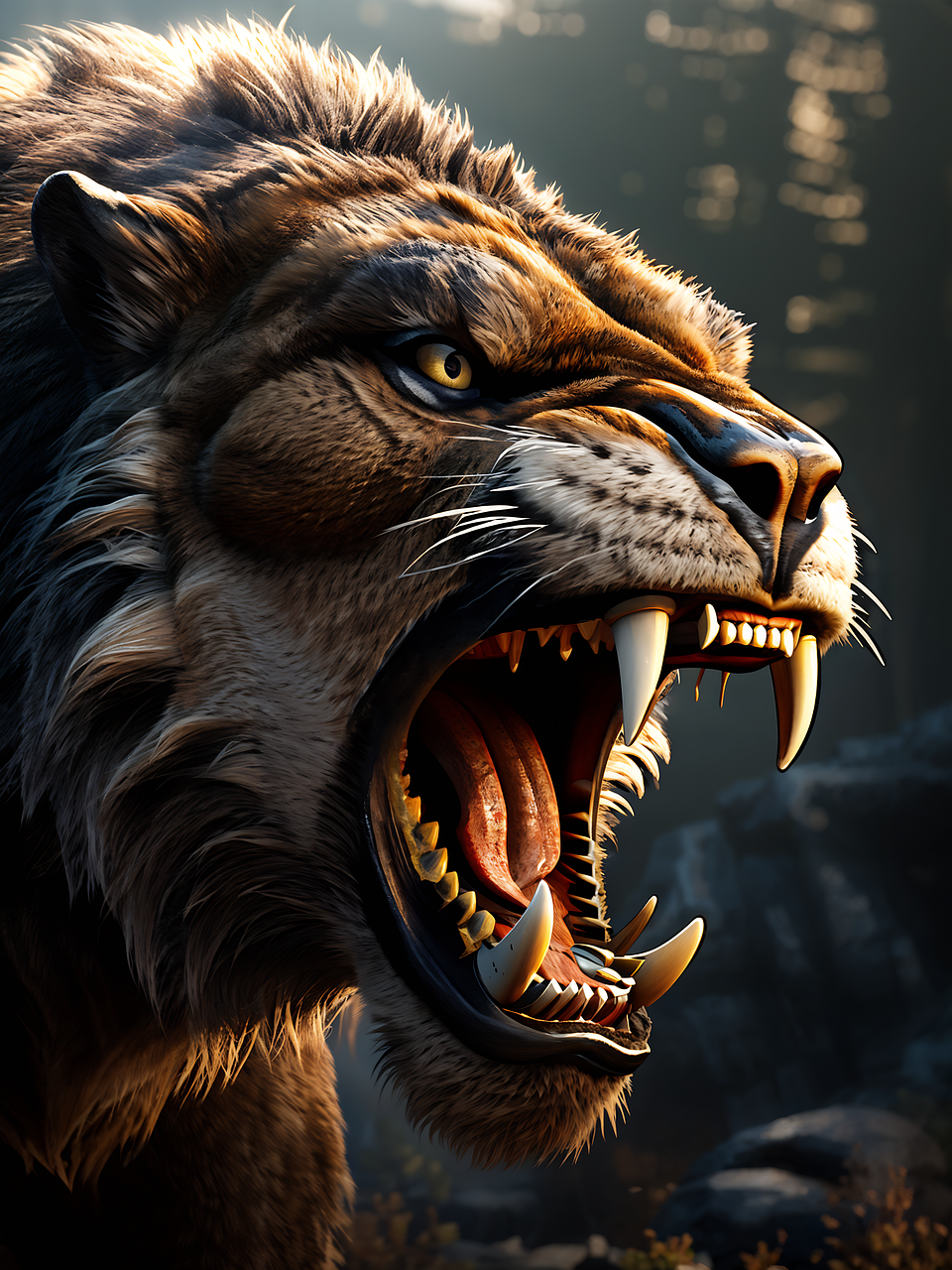 ai generated, saber-toothed cat, smilodon-8671438.jpg